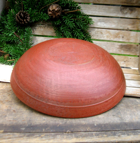 Antique wood dough bowl - dough,