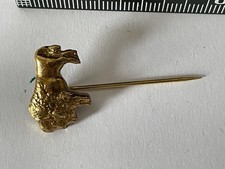 Rare Vintage RAOB (Royal Antediluvian Order of Buffaloes) Gold Tone Pin Badge