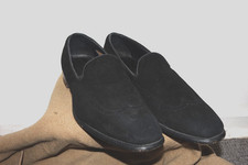 Bespoke Edward Green for Gieves & Hawkes Savile row, Suede Brogue loafers, Uk 10