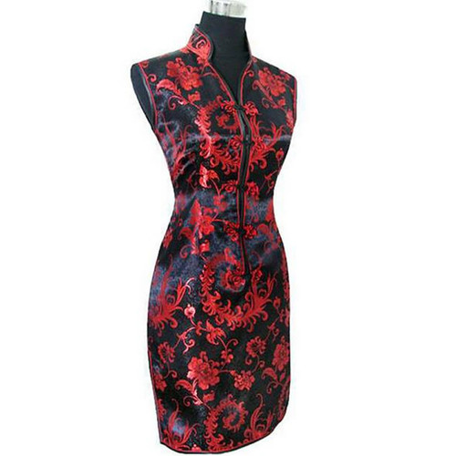 Asian lady mini - slim, cheongsam