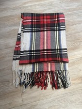 Topshop check white black red