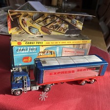 Vintage Corgi Major Ford Tilt Cab and Trailer, 1137, Original Box, Collectable