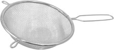 Chrome Bowl Strainer Fine Mesh