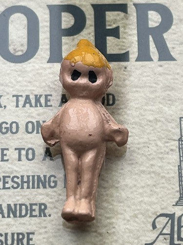 Antique kewpie hand - antique, painted