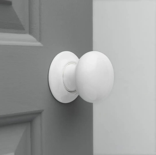 Ceramic door knobs - ceramic, plain