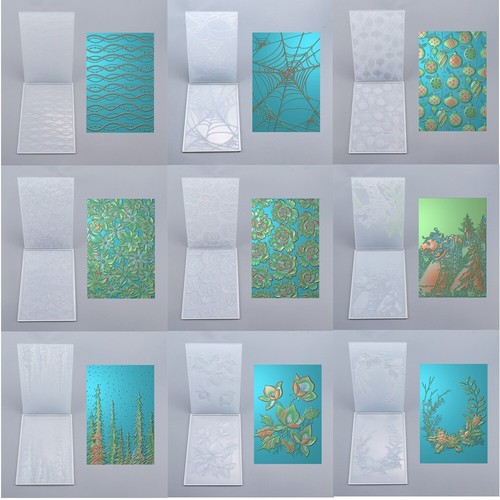 Embossing folder christmas - 3d,