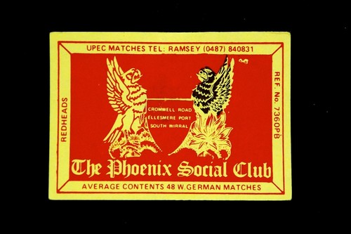 Matchbox label upec the - upec,