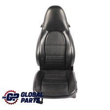 Porsche Boxster 986 Front Seat Sport Heated Electric Leather Black Left N/S