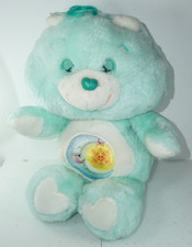 CARE BEARS Vintage Kenner 1983 13” Tonka Plush Bedtime Bear Goodnight Freckles