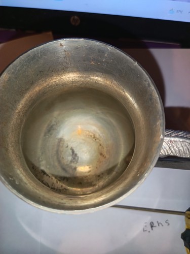 Pewter tankard made in - a,