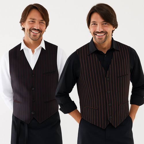 Mens black wedding - mens, waistcoat