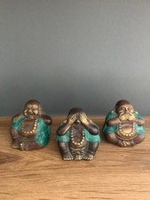 Speak/Hear/See bronze