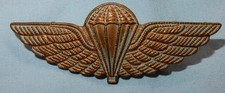 1960's SAS SPECIAL AIR SERVICE TROPICAL DRESS BRITISH MILITARY WINGS CAP BADGE
