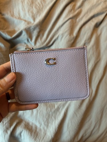 Coach light purple card - light,