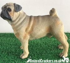 Beige standing Pug ornament