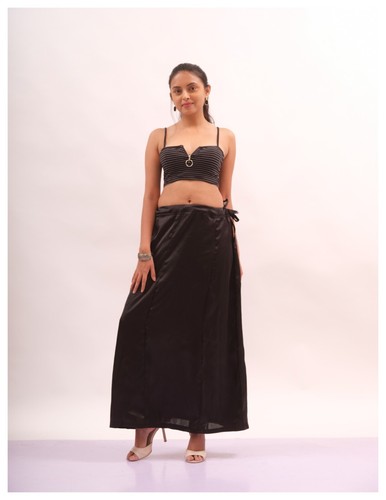 Women satin soft petticoat - satin,