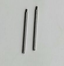 2X Watch Strap Band Stainless Steel LUG Screw Pins for Cartier Santos 