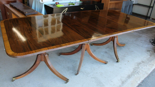 Antique 19thc regency triple - antique,