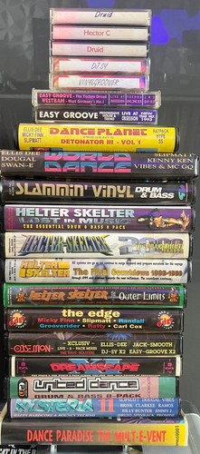 Various rave tape packs - various,