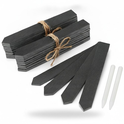 Slate garden plant labels - garden,