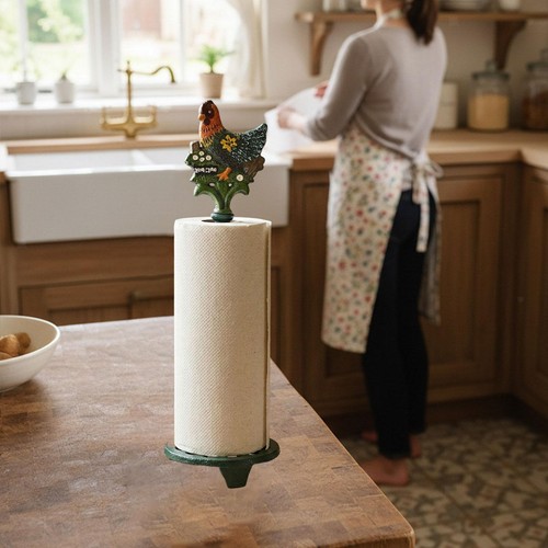 Paper towel holder green - paper, holder,