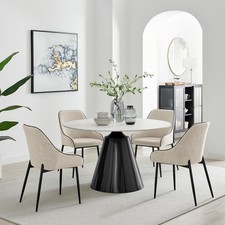 Nina white marble ceramic top - marble,