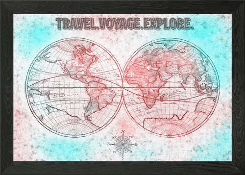 Red green old world - , map