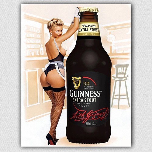 Guinness stout pin bottle - guinness,