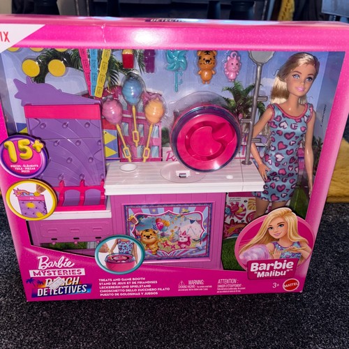 Barbie treats and game booth - and,
