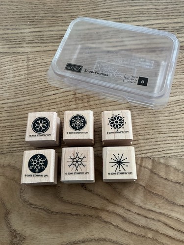 Stampin snow flurries - snow,