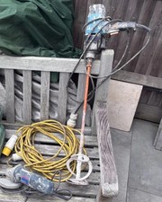 Mixed Tiling Tools – Bosch 110v Angle Grinder & 110v Makita Mixer 110v Cable