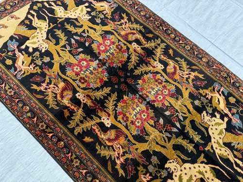 Black hand knotted - black,