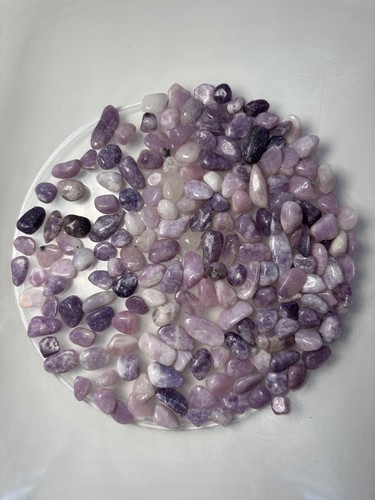 100g lepidolite crystal chips - 100g,