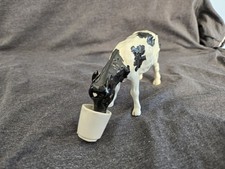 Vintage 1979 Shebeg Pottery Isle of Man rare Calf with Bucket signed 