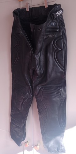 Leather motorcycle trousers - leather,