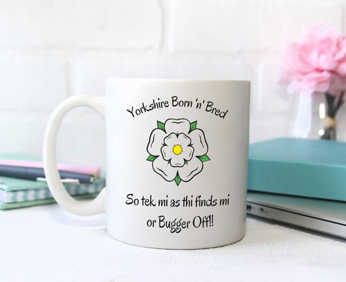 Yorkshire quote mug - yorkshire,