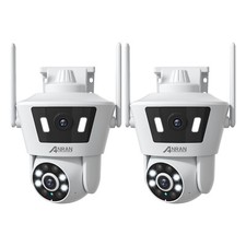 ANRAN 4MP Security Camera Dual Lens Wireless WIFI CCTV 24H Record Home Outdoor