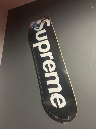 Supreme smurf skate deck - smurf,