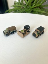 Vintage 1989 Micro Machines Military Army Vehicles X 3 Bundle VGC