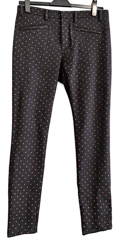 Gap capri trousers navy print - gap,