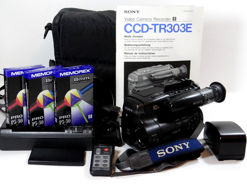 Sony ccd tr303e video8 - sony, 8mm