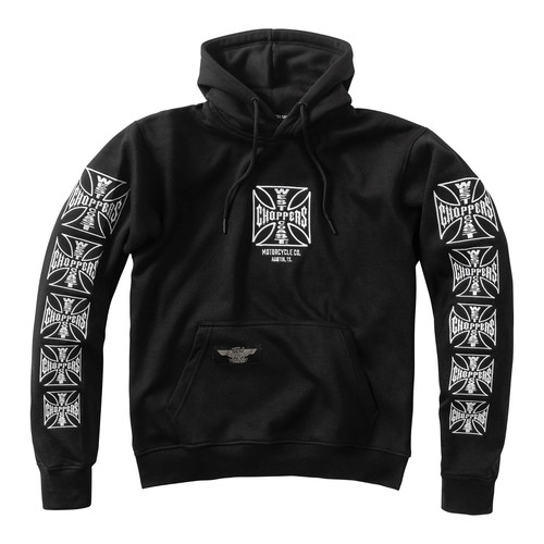 West coast choppers hoodie - west,