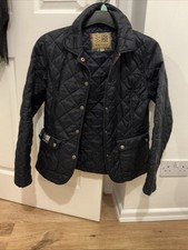 Karimoor Ladies Quilted Jacket Size 14 Navy