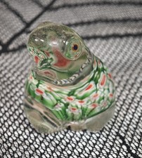 PAPER WEIGHTS 1 Frog Green & 1
