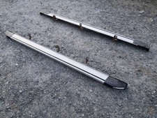 4x4 Pickup SIDE STEPS RUNNING BOARDS Custom Brand Aluminium With Brackets 