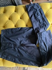 Teviot Lined Waterproof Riding Trousers Size M In Black