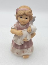 Goebel Limpke Nina Marco Guardian Angel Figurine Ornament Holding Baby Xmas