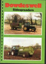 Dowdeswell "Sidespreaders" Rotary Manure Spreaders Brochure Leaflet