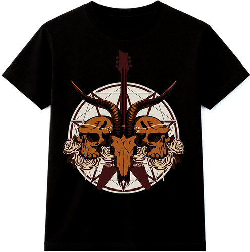 Goat skull pentagram gothic - goat,