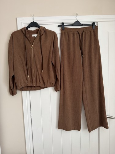 Zara brown tracksuit hoodie